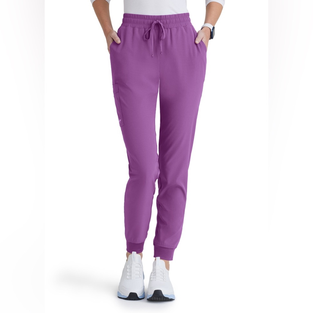 Sketchers Mid Rise Jogger Scrub Pants Lilac